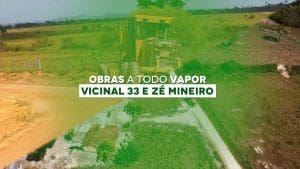 Patrolamento e alargamento das Vc 33 e Zé Mineiro. . . Obras a todo vapor! . . Prefeitura Municipal de Tucumã ADM: 2021/2024