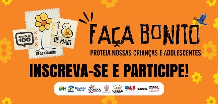 INSCRIÇÃO PARA O CICLO FORMATIVO – EDUCAÇÃO PERMANENTE DA POLÍTICA PÚBLICA DE CRIANÇA E ADOLESCENTE